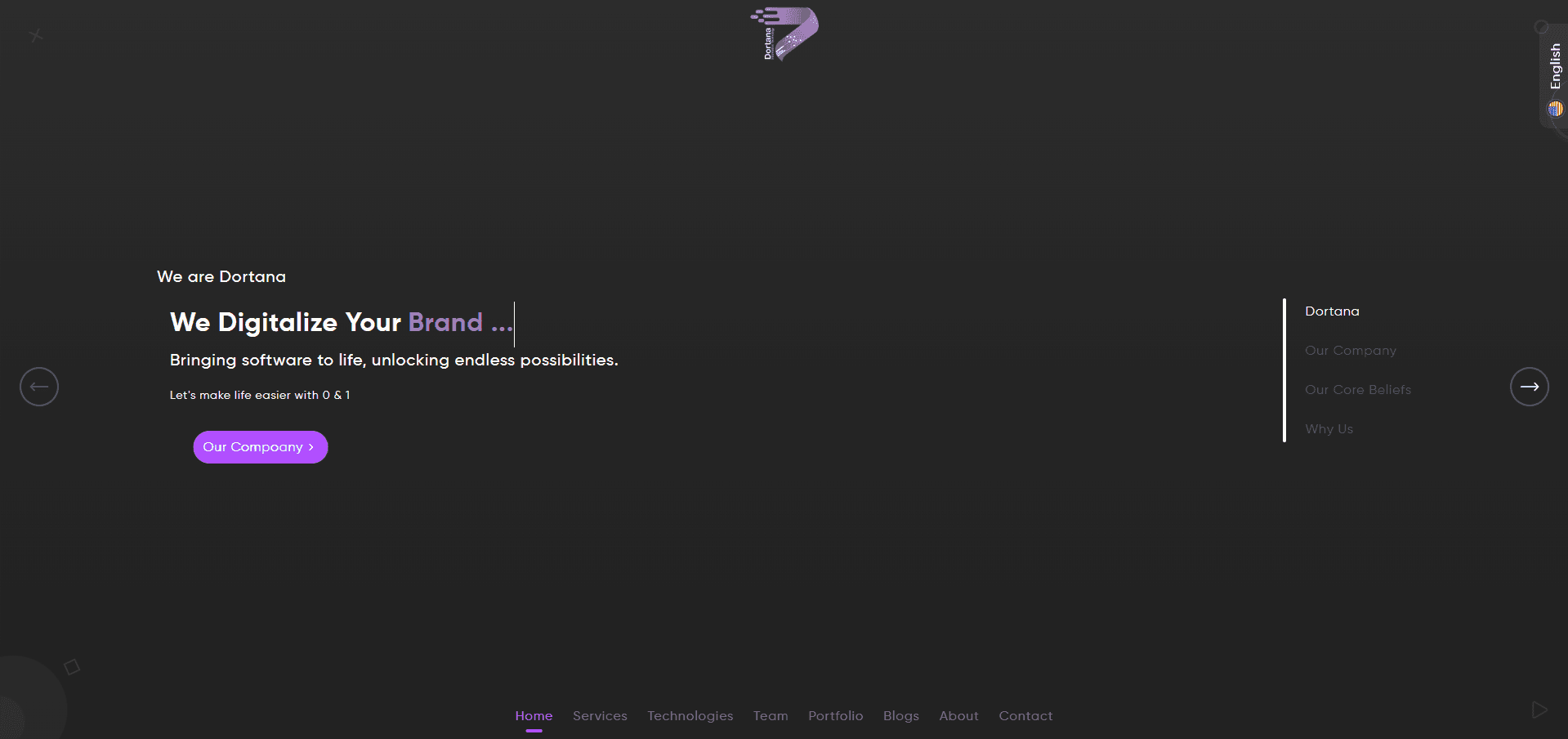 Dortana — Digital Solutions Platform